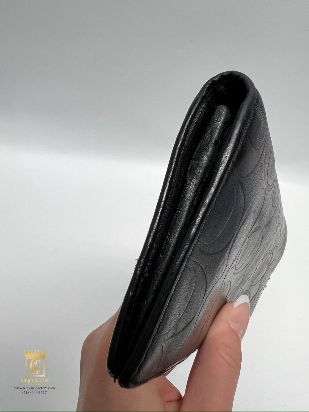 Coach Embossed Leather Wallet - Picture 4 of 11